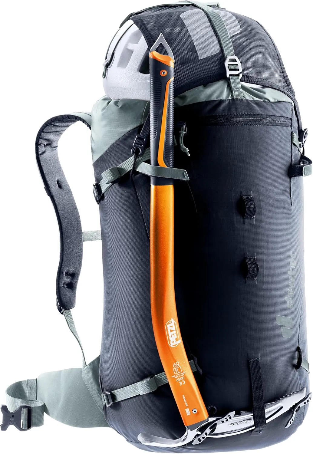 Deuter Guide 30 Mountaineering and Climbing Backpack, black-shale