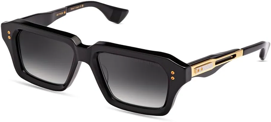Dita DETRON BLACK - YELLOW GOLD/DARK GREY TO CLEAR onesizefitsall unisex Sunglasses