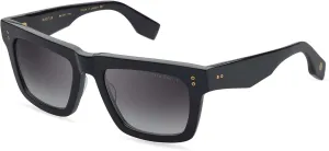Dita MASTIX DT DTS712 A-01 Black Plastic Square Sunglasses Grey Gradient Lens