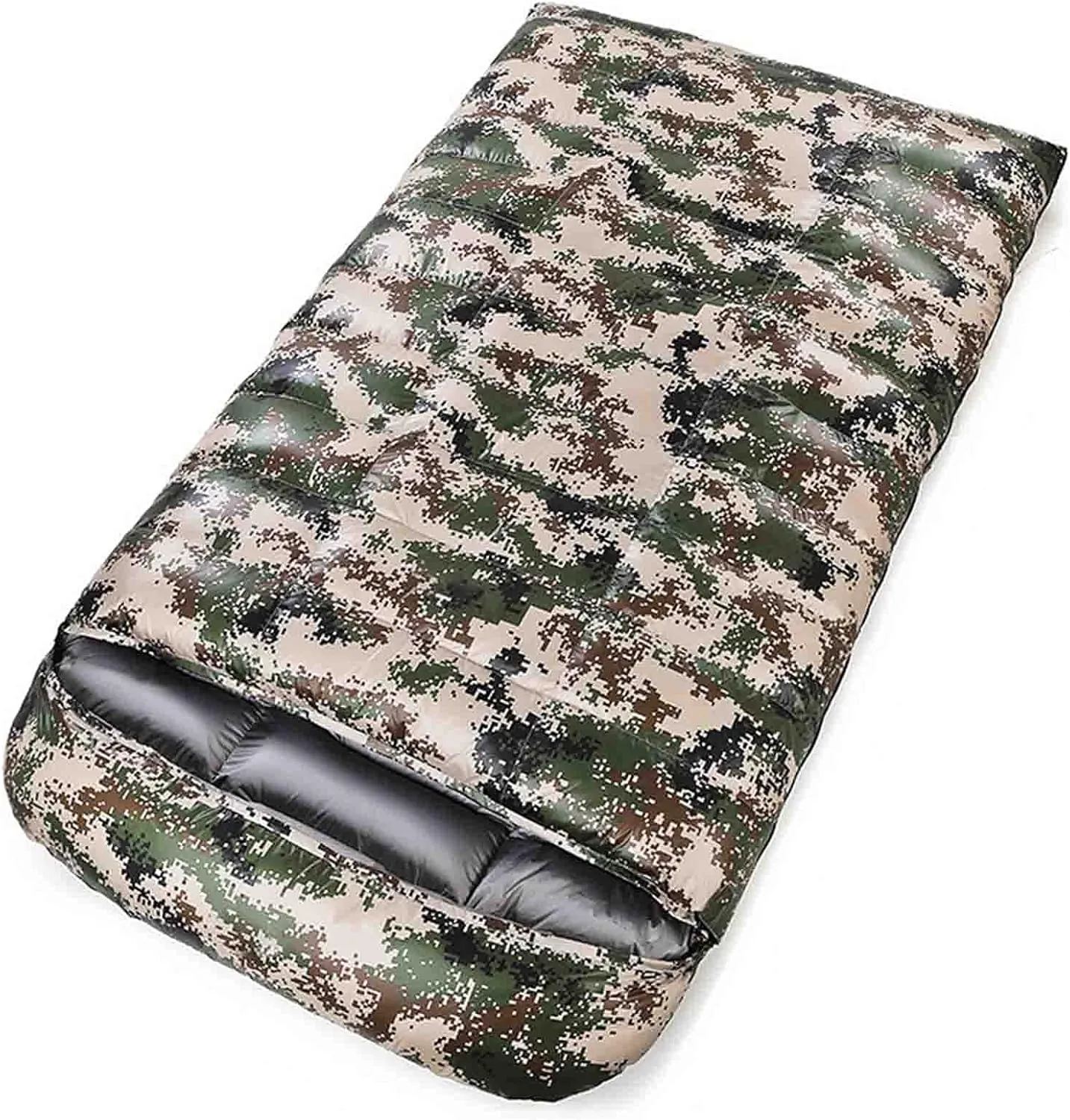 Double Sleeping Bag ??Queen Size Waterproof Sleeping Bag Good, Lightweight, for Camping, Cool Weather Backpacking, Hiking Ultralight Warm