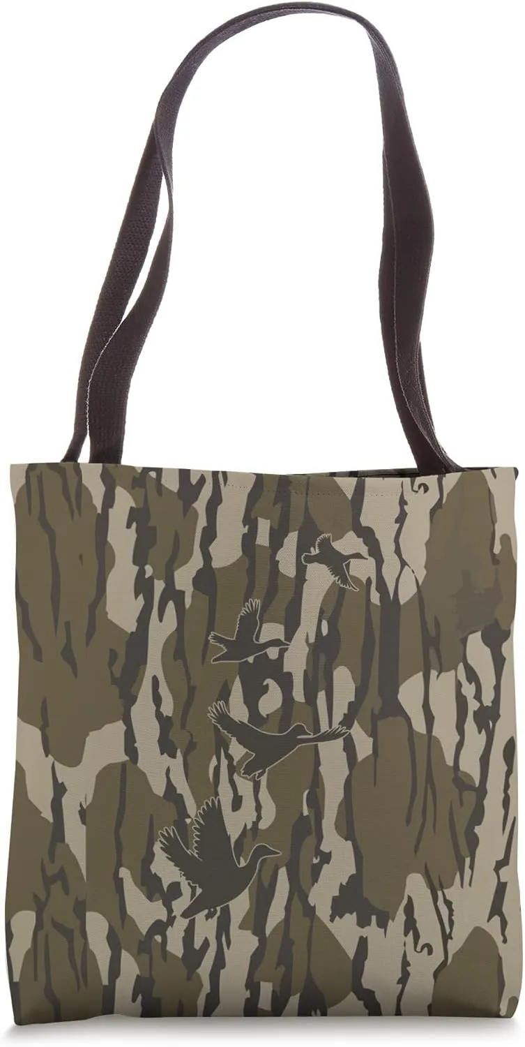 Duck Hunting Camo Ducks Bottomland Camo Tote Bag