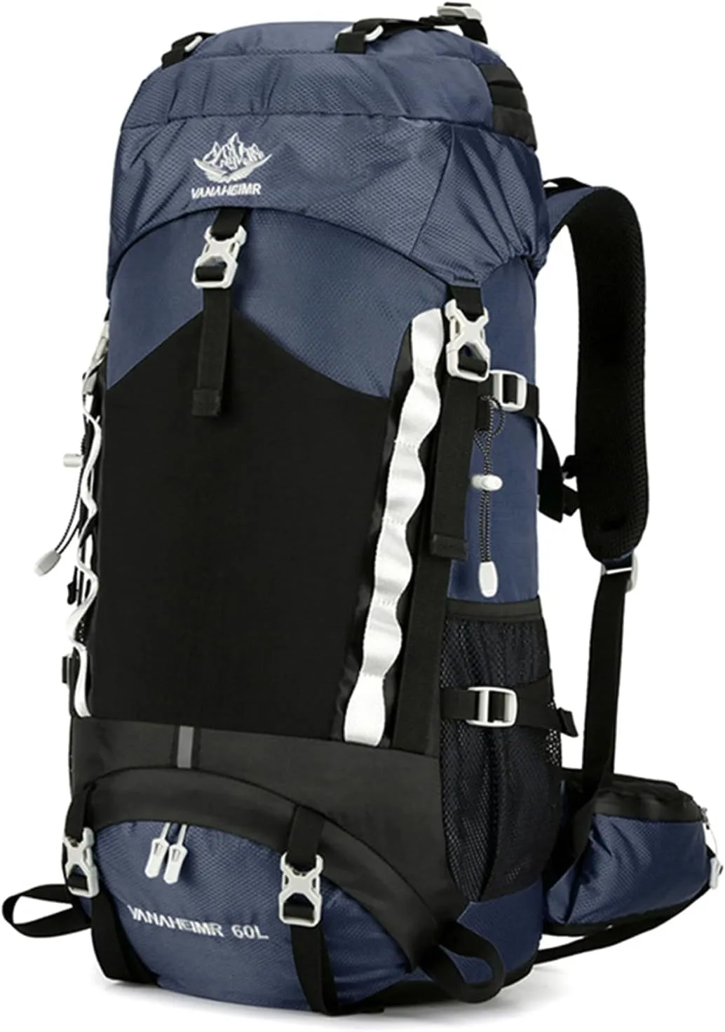 Durable Outdoor Hiking Camping Backpack 60L Capacity Mountaineering Sports Rucksack for Women and Men