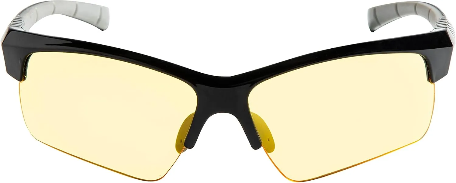 Eagle Eyes 2in1 SOL Magnetic Eyewear Glasses - Polarized Sunglasses for Day and Anti-Reflective Yellow Night Driving Glasses