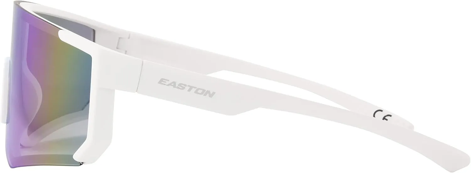 Easton Hype Shield Sports Sunglasses, White, 128 mm