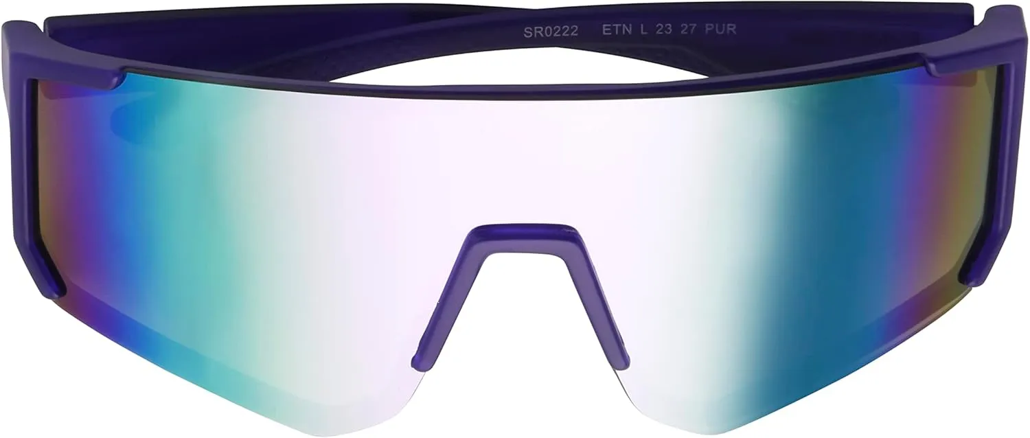 Easton Women's Ghost Shield Sports Sunglasses, Purple, 128 mm