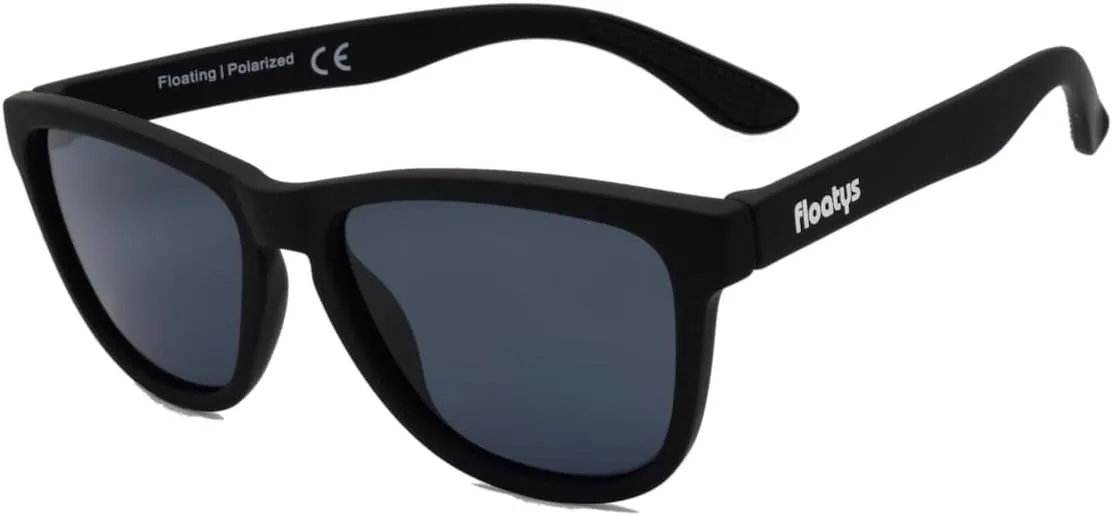 Eddys Floating Rubberized Sunglasses | Polarized Water Repelling Lenses | No Slip Frame | Lightweight | Men and Women