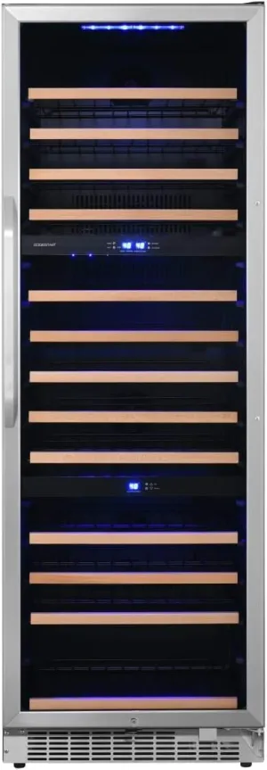 EdgeStar 131 Bottle 24" Built-In Triple Zone Wine Cooler