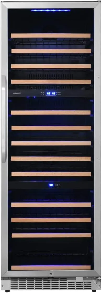 EdgeStar 131 Bottle 24" Built-In Triple Zone Wine Cooler