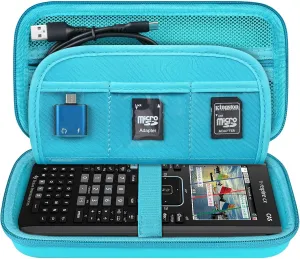 Elonbo Carrying Case for Casio fx-CG50 PRIZM/Casio fx-9750GIII Color Graphing Calculator/ 991ES Plus/ 991CW/ 115ES Plus/ 300ES/ 300MS Standard Advanced Scientific Calculator, Green
