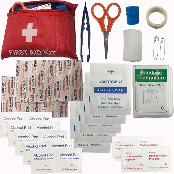 Emergency Survival Kit with First Aid, Tools, and Camping Gear - Gift for Men