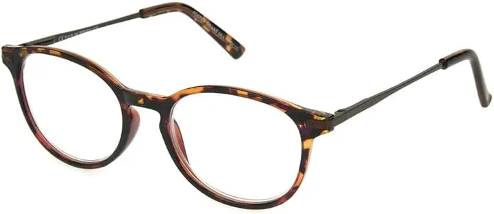 Eschenbach  1.75 Private Eyes Multi Focus Reading Glasses- McKay Style Frame Anti-scratch and 5-Layer Anti-Reflective Coating to Reduce Glare., 49mm, Tortoise
