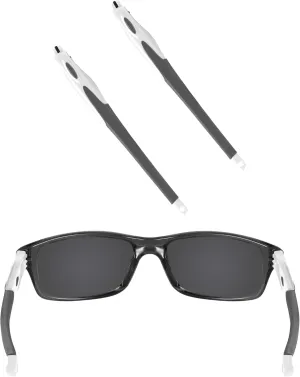 EZReplace White Replacement Temple Arms Legs for Oakley Crosslink Sweep PRO Switch Pitch Eyeglasses (Grey)