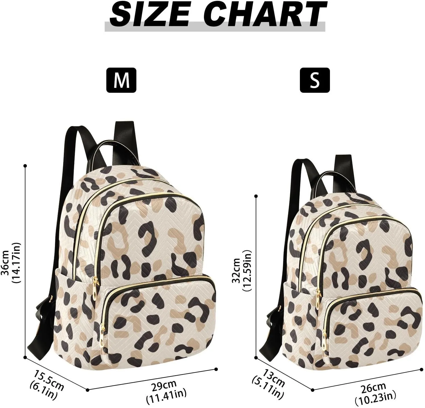 Fashion Travel Backpack for Women Multi Pockets Lightweight Purse for Women Mottled (Small Pattren 5)