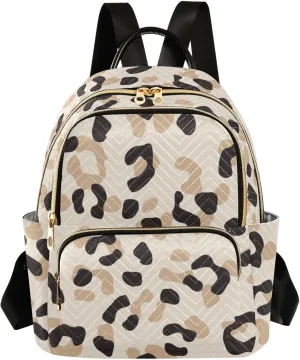 Fashion Travel Backpack for Women Multi Pockets Lightweight Purse for Women Mottled (Small Pattren 5)