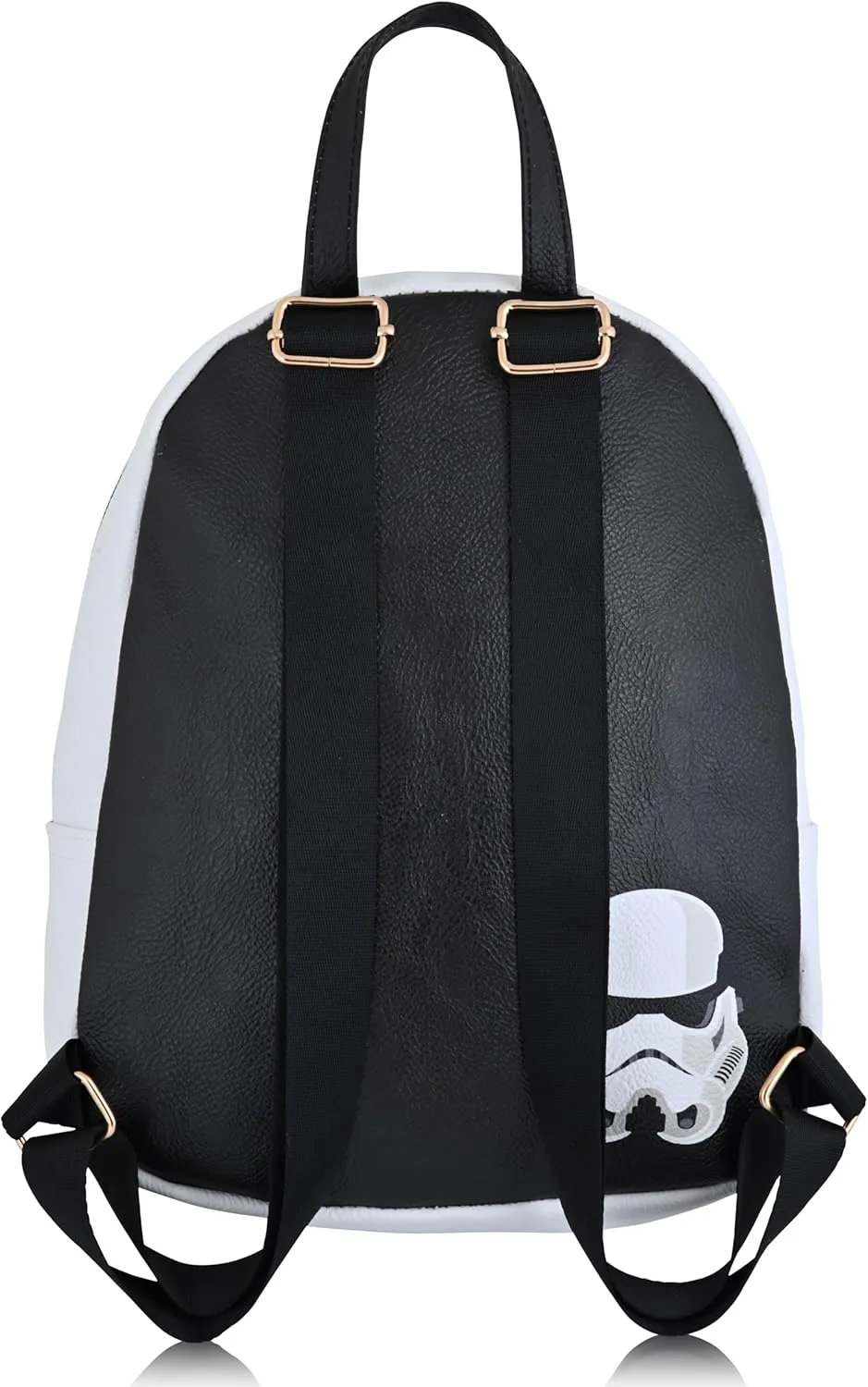 Fast Forward Stormtrooper Backpack for Men, Women, Unisex | Cute PU Leather 10" Mini Backpack Purse Shoulder Bag | Accessories