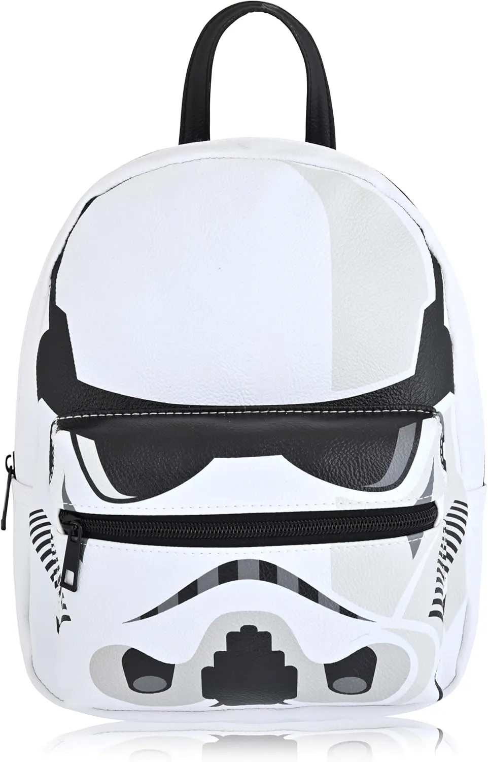Fast Forward Stormtrooper Backpack for Men, Women, Unisex | Cute PU Leather 10" Mini Backpack Purse Shoulder Bag | Accessories