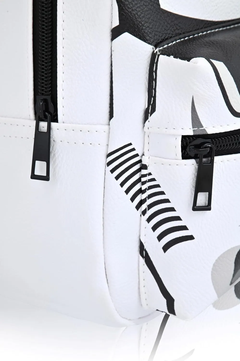 Fast Forward Stormtrooper Backpack for Men, Women, Unisex | Cute PU Leather 10" Mini Backpack Purse Shoulder Bag | Accessories