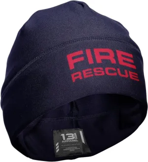 FIRE Rescue Performance Beanie | USA Gear | Poly-Spandex Blend for Stretch-Fit Comfort | Unisex Hi-Vis Winter Hat