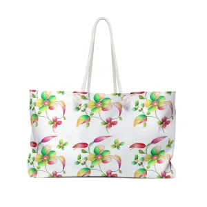 Floral Burst Oversized Polyester Weekender