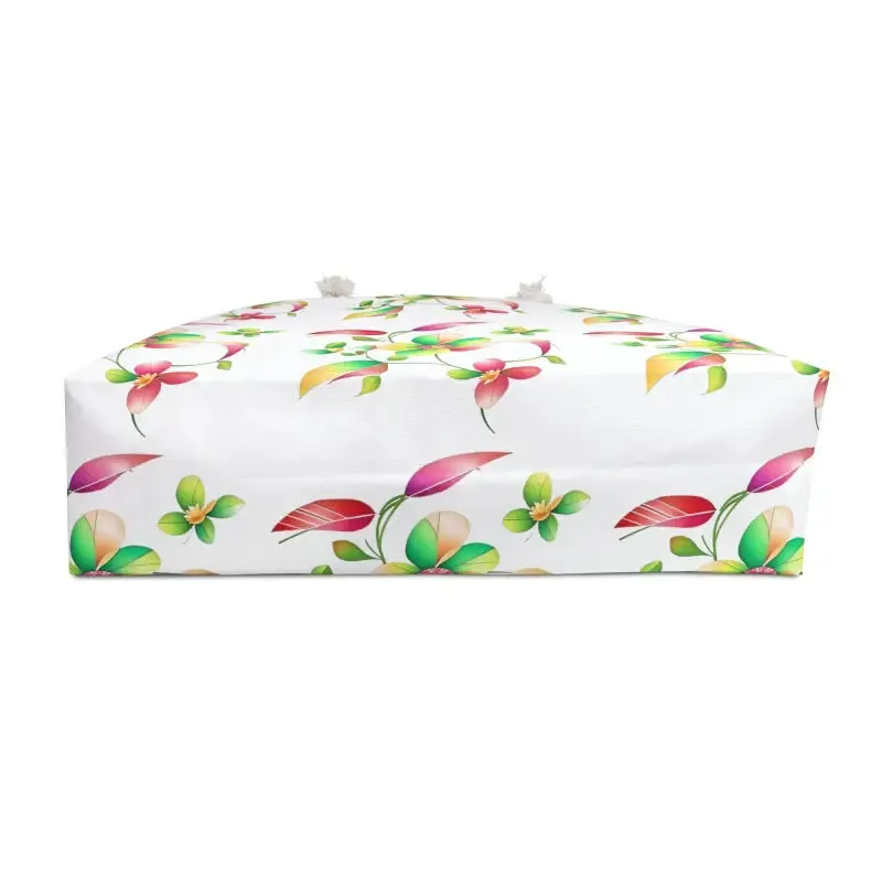 Floral Burst Oversized Polyester Weekender