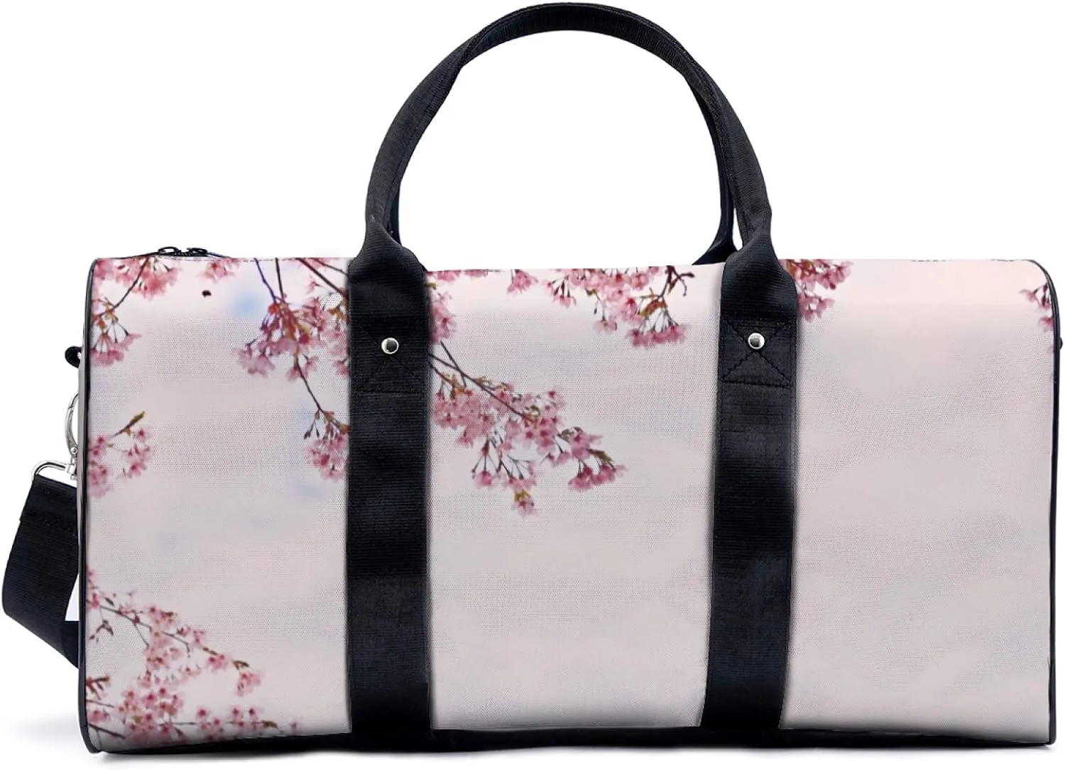 Flower Branch Duffel Bag Travel Yoga Camping Gym Shoulder Bags Sports Handbag Lightweight canvas Tote Bag Holdall for Men Women
