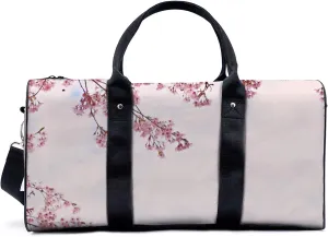 Flower Branch Duffel Bag Travel Yoga Camping Gym Shoulder Bags Sports Handbag Lightweight canvas Tote Bag Holdall for Men Women