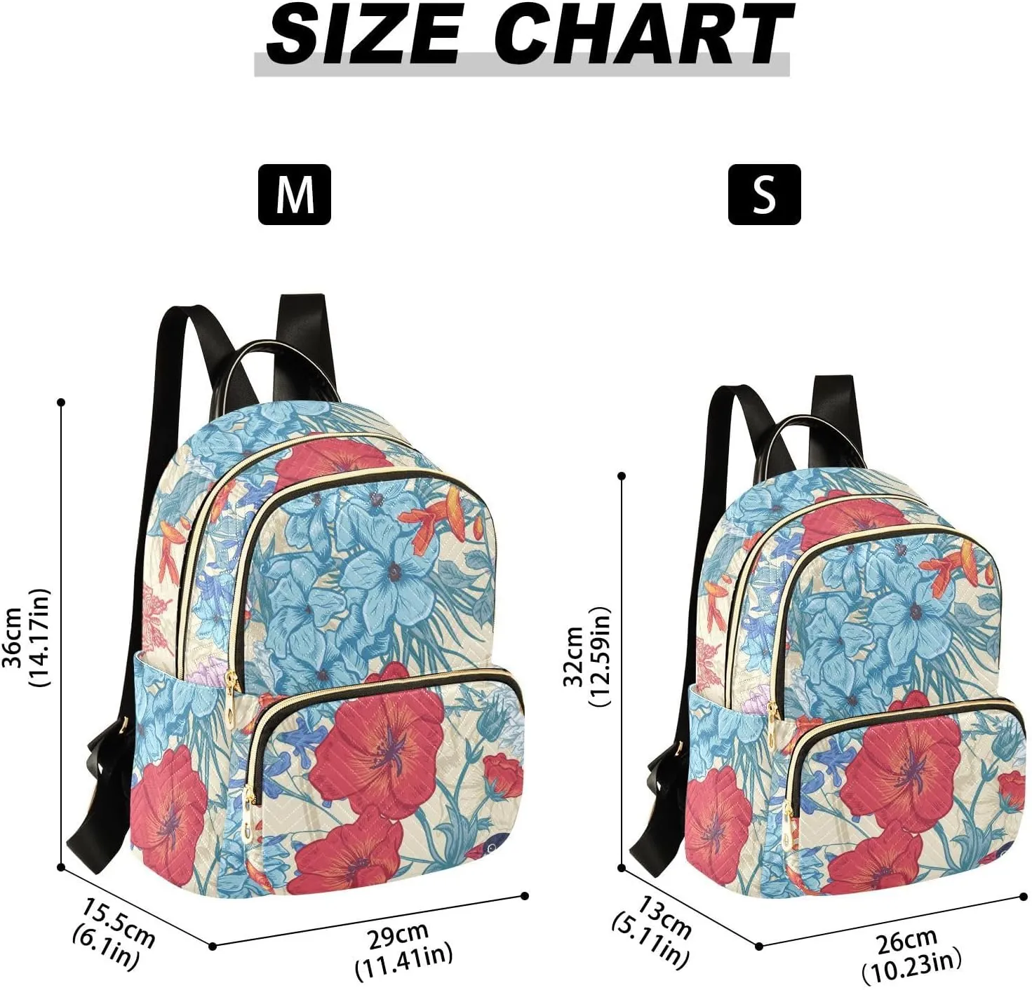 Flower Mini Backpack Purse for Women Pretty Valentine Travel Backpack Fashion Backpack Lightweight Shoulder Bag Casual Daypack(Small Pattren 2)