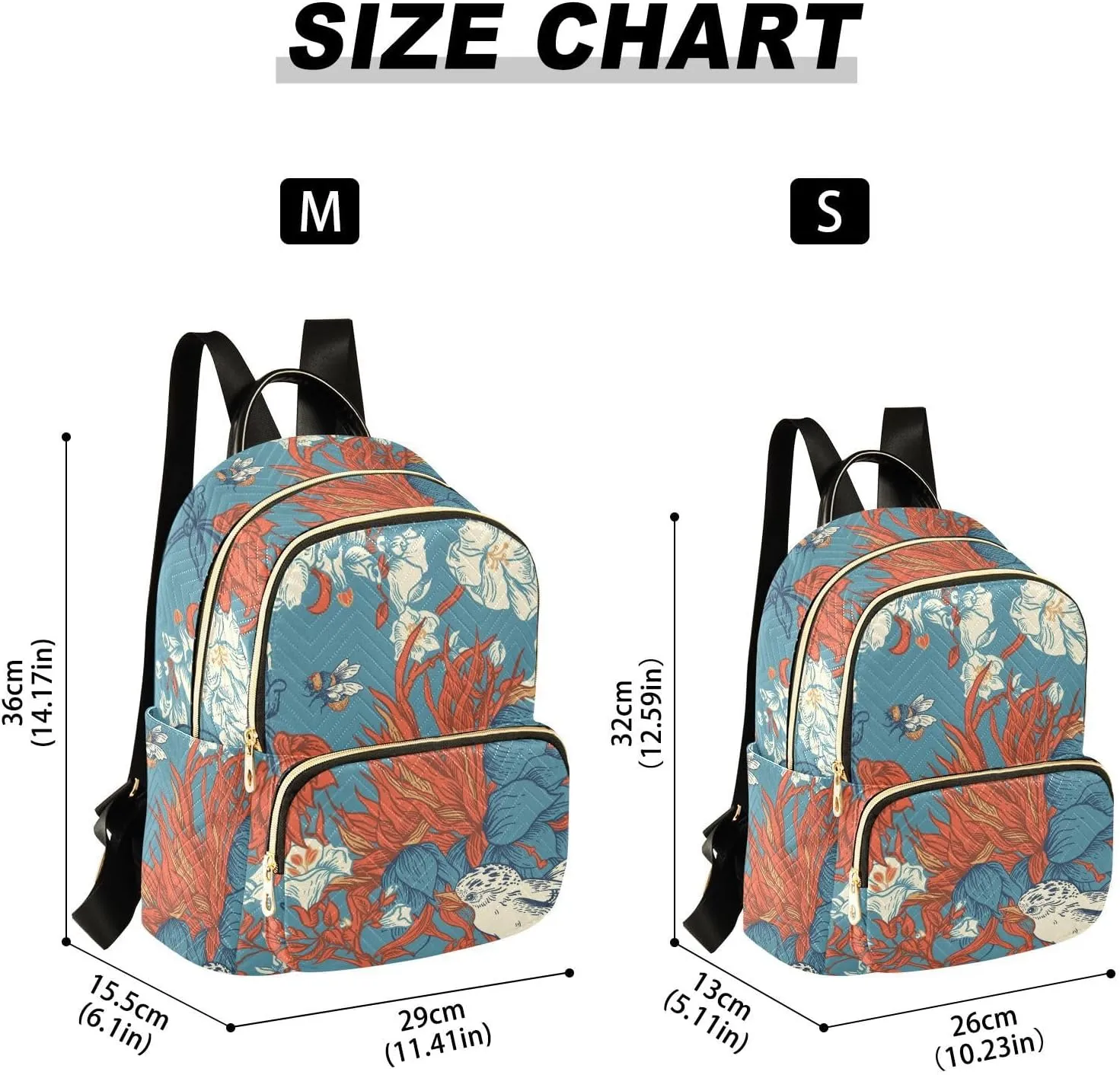 Flower Mini Backpack Purse for Women Pretty Valentine Travel Backpack Fashion Backpack Lightweight Shoulder Bag Casual Daypack(Small Pattren 4)