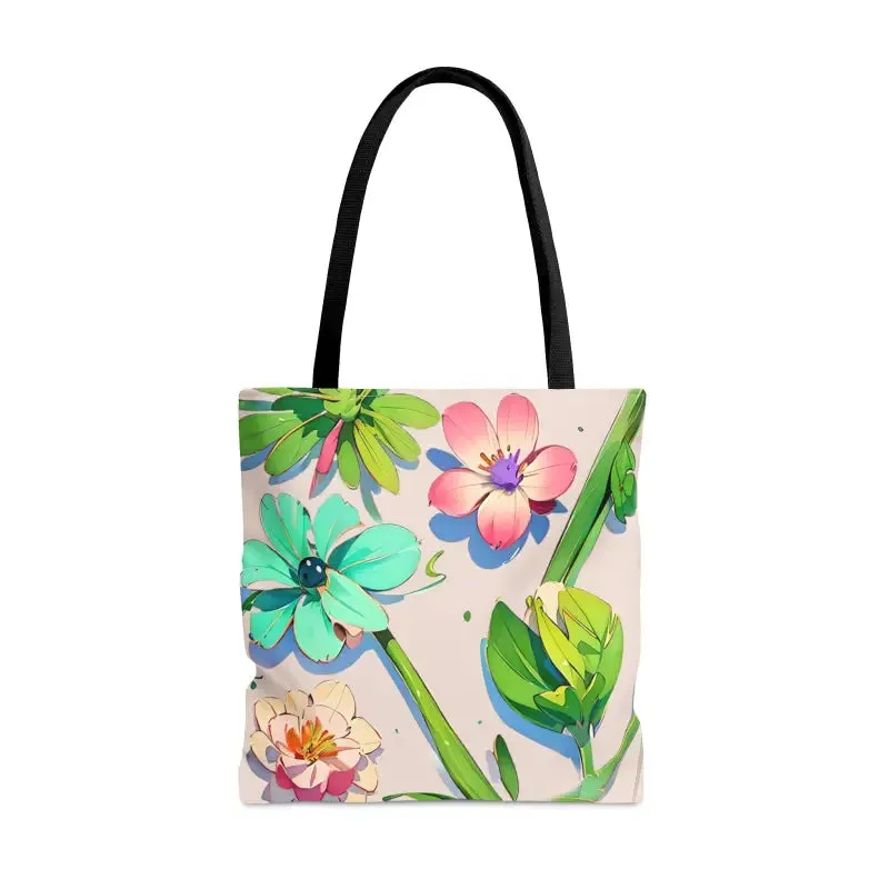 Flower Pattern Tote Bag Steals Hearts in Style