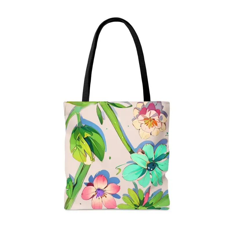 Flower Pattern Tote Bag Steals Hearts in Style