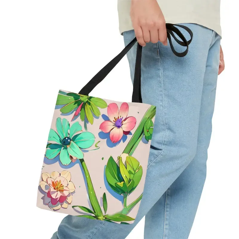 Flower Pattern Tote Bag Steals Hearts in Style