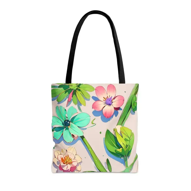 Flower Pattern Tote Bag Steals Hearts in Style