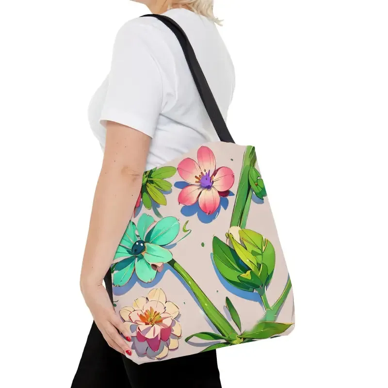 Flower Pattern Tote Bag Steals Hearts in Style