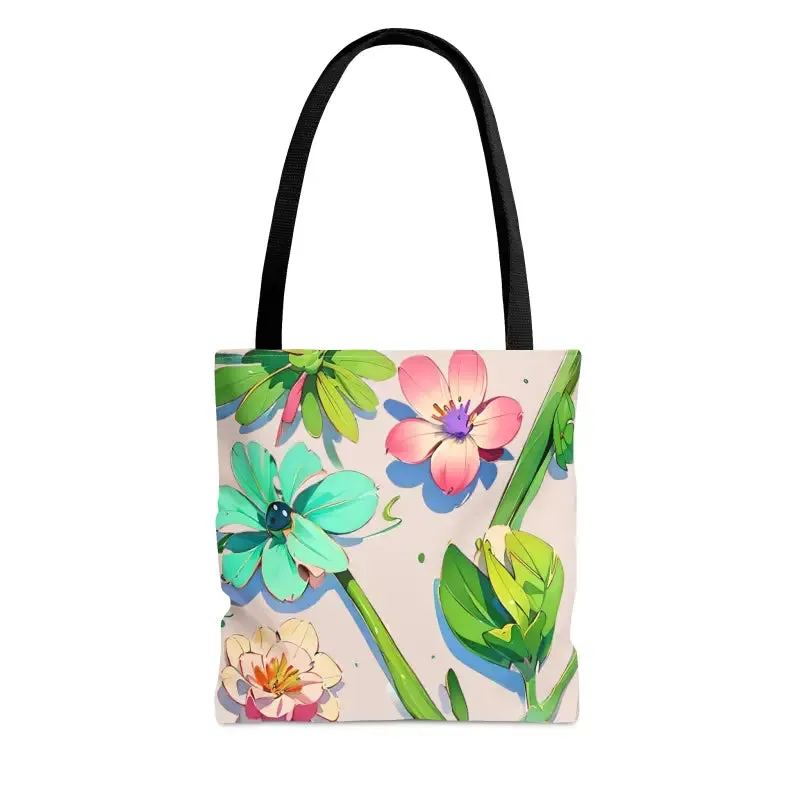 Flower Pattern Tote Bag Steals Hearts in Style