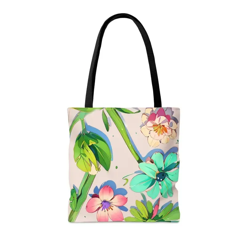 Flower Pattern Tote Bag Steals Hearts in Style
