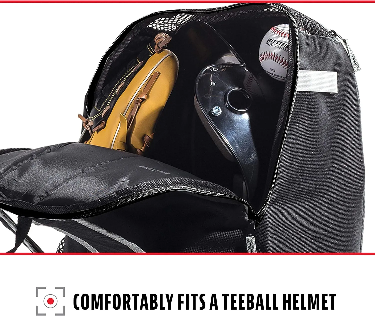Franklin Sports Kids MLB Baseball Batpack Bag - Youth Baseball, Softball   Teeball Backpack - Sports Equipment Bag for Kids   Toddlers - Holds (2) Teeball   Baseball Bats   Includes Fence Hook