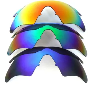 Galaxy Replacement Lenses For Oakley M Frame Heater Blue&Green&Red 3 PS