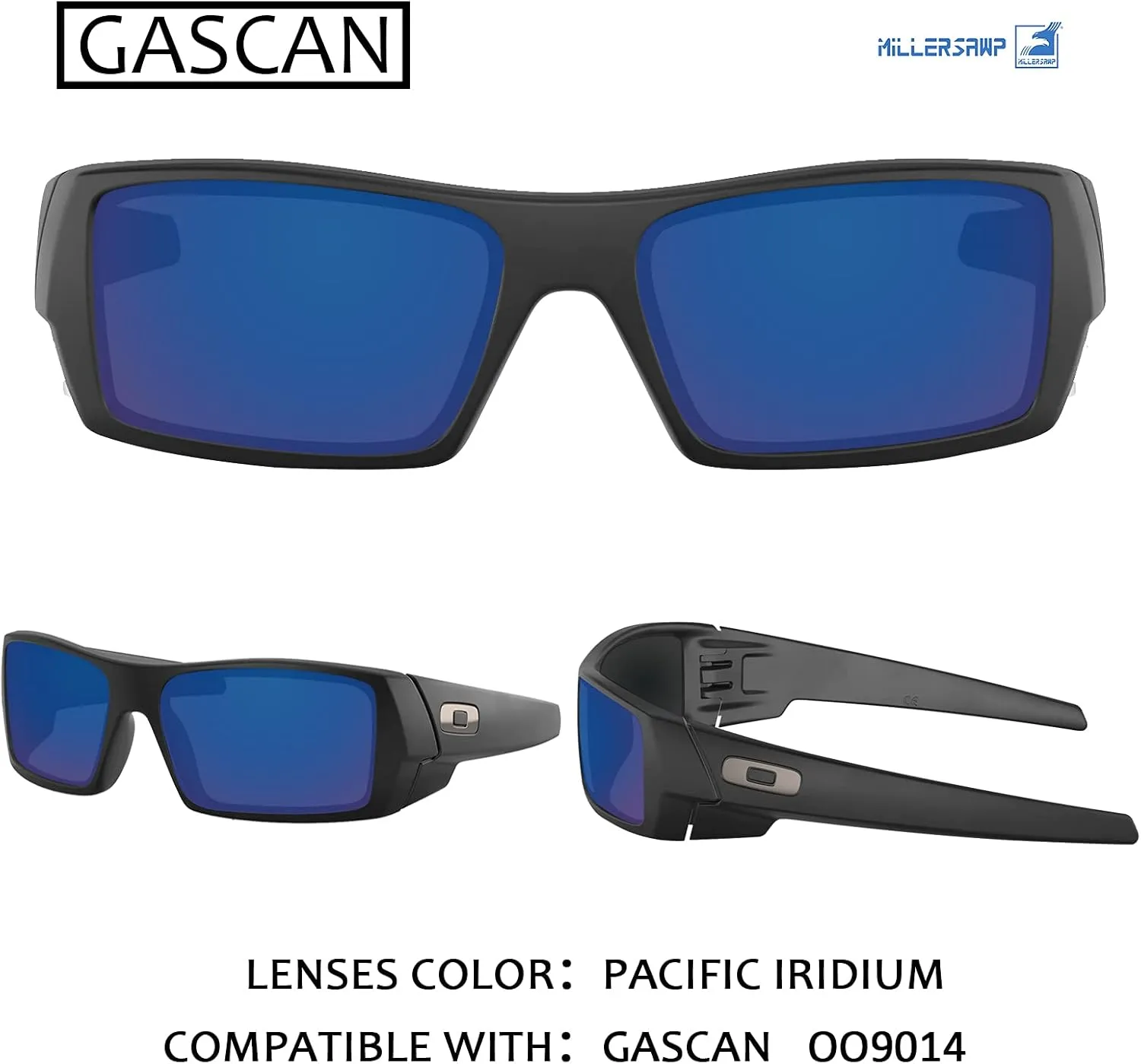 Gascan Replacement Lenses Compatible with Oakley Sunglass