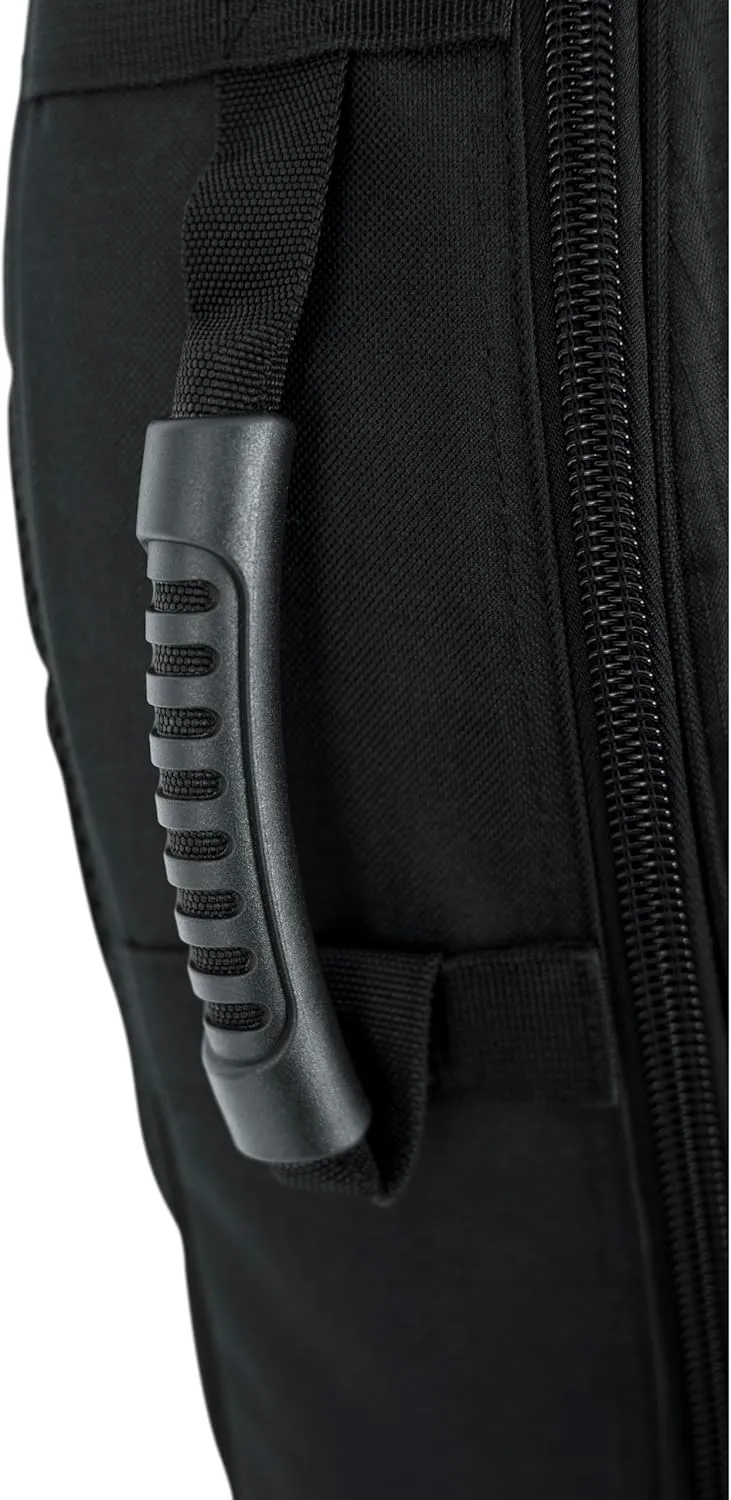 Gator Cases 4G-MiZone Series Gig Bag For Two Bass Guitars with Adjustable Backpack Straps, Fits Two Precision or Jazz Bass Style Bass Guitars (GB-4G-BASSX2)