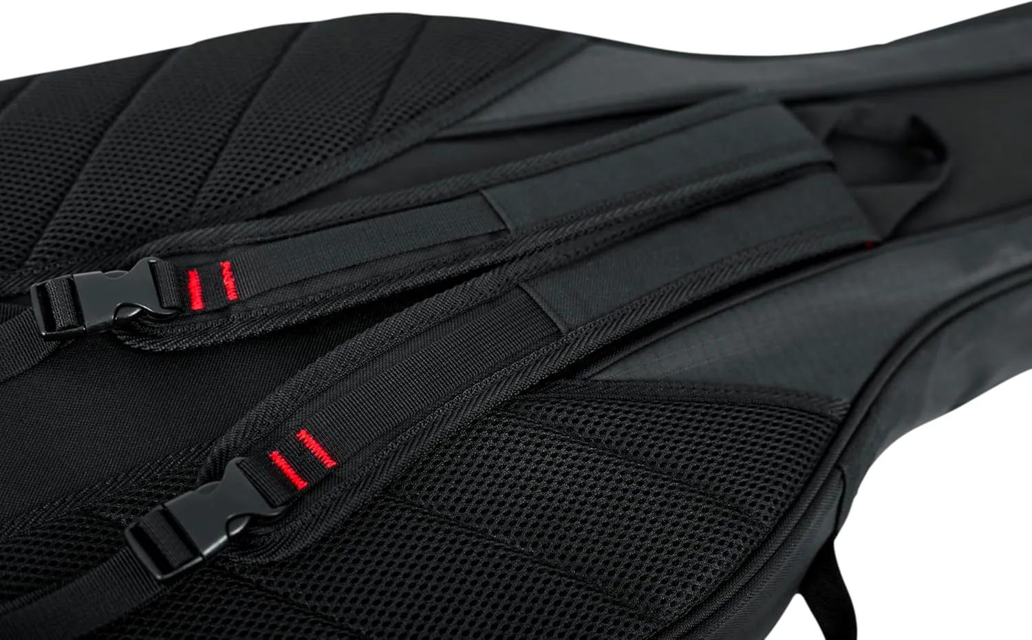Gator Cases 4G-MiZone Series Gig Bag For Two Electric Guitars With Adjustable Backpack Straps, Fits Two Stratocaster and Telecaster Style Electric Guitars (GB-4G-ELEC 2X)