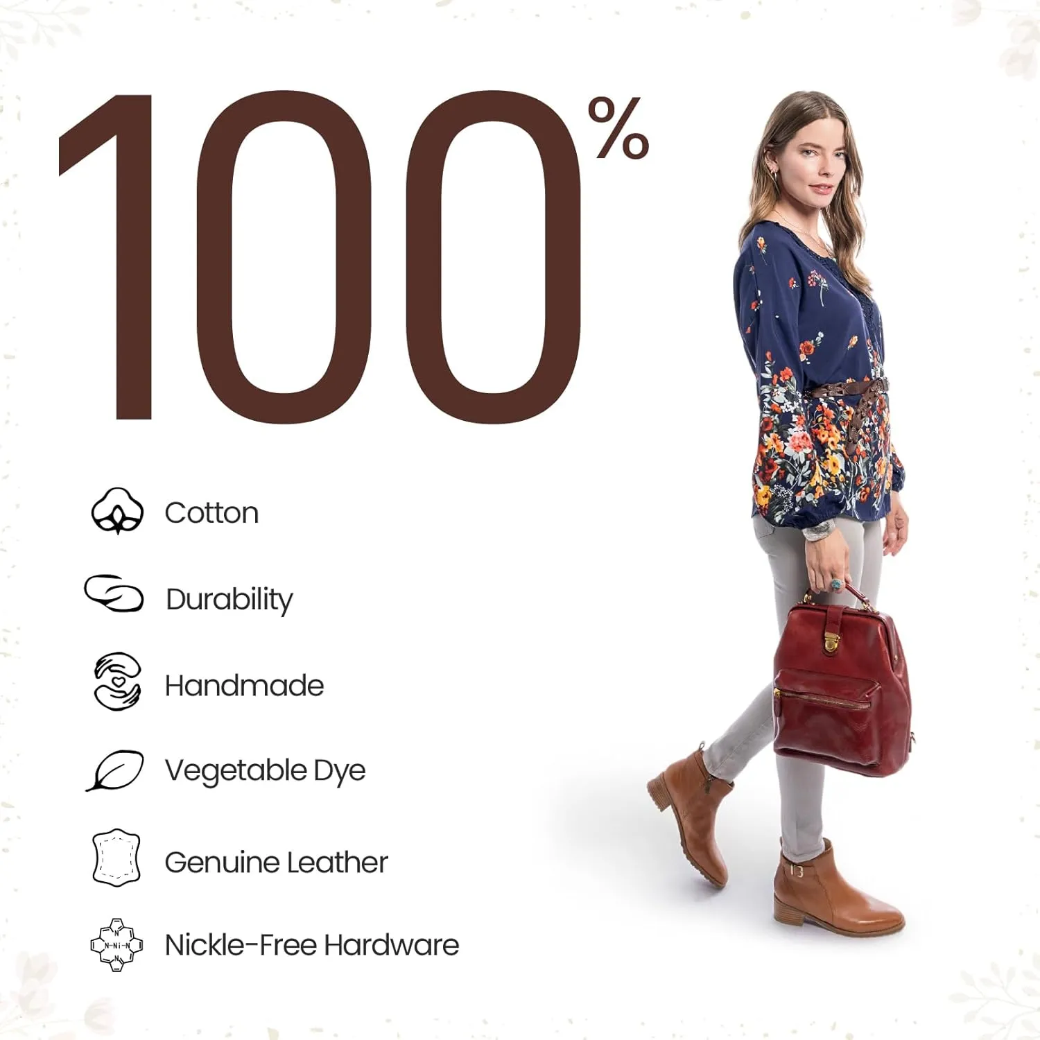 Genuine Leather Backpack Purse for Women Casual Daypack Small Business Casual Fashion Backpack for Women(Burgundy)