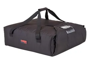 GoBag Pizza Bag Carries 2 20" Pizza Boxes-Black