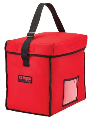 GoBag Small Top Loading Delivery Bag-Cambro Red