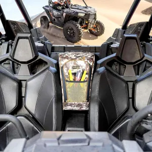 Goldfire RZR PRO XP Storage Bag, UTV Cab Pack Center Seat Bag 1680D Wear Resistant Zippers Tool Organizer Gear Bag for Polaris PRO XP / 4 2020-2025 (Camouflage)