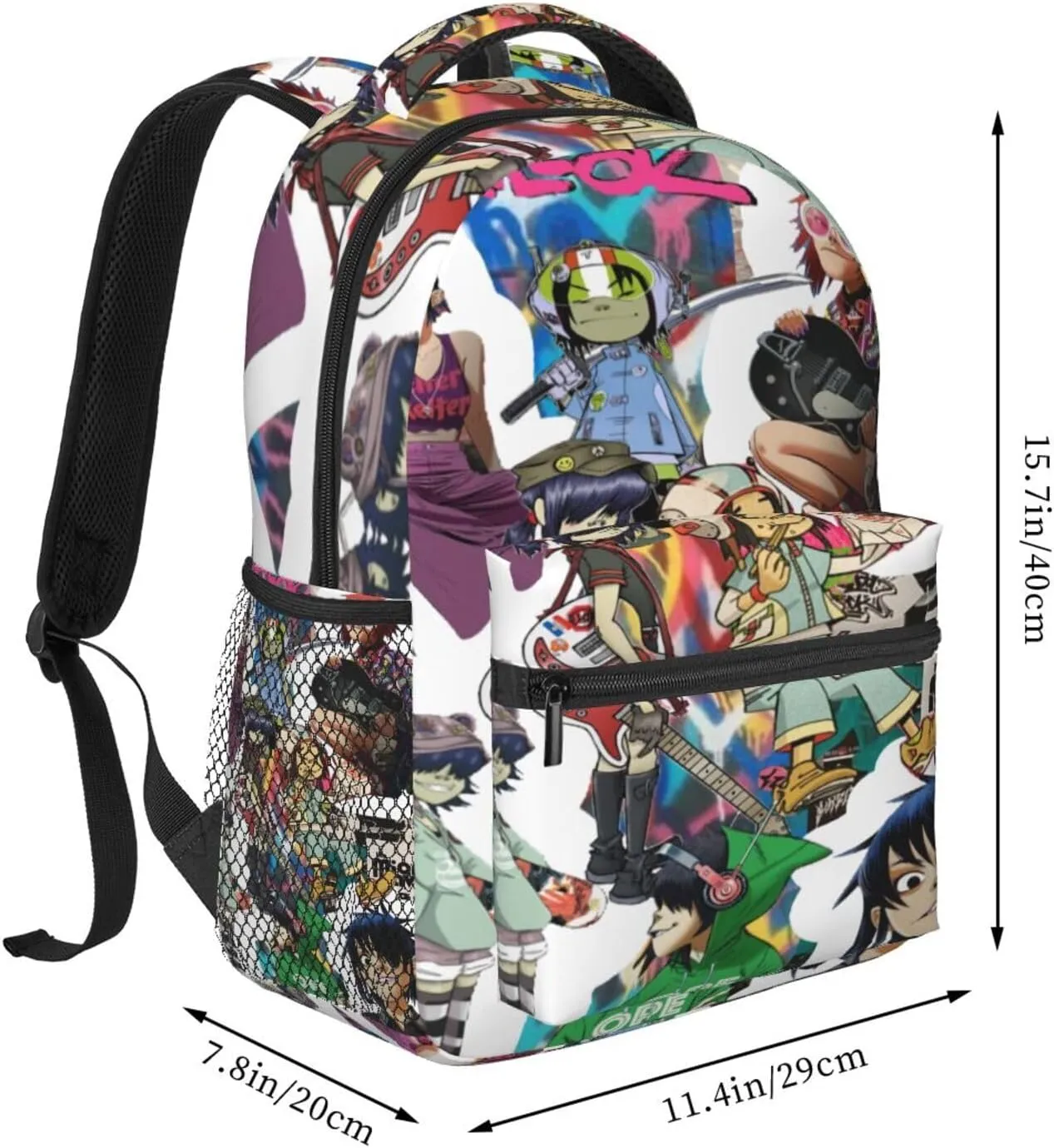 Gori-llaz Backpack Adults Bag Casual Backpack Hiking Daypack