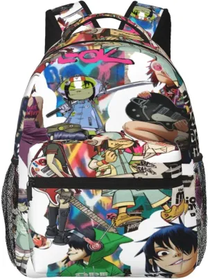 Gori-llaz Backpack Adults Bag Casual Backpack Hiking Daypack
