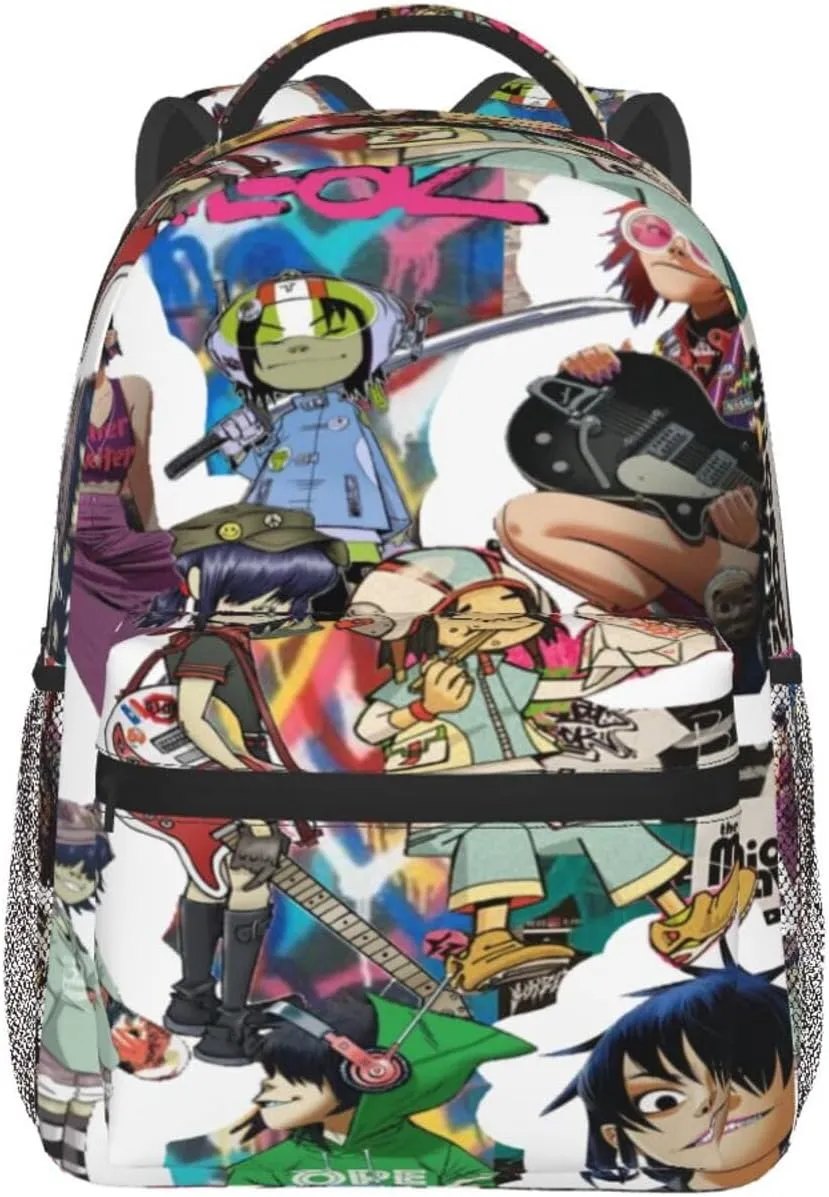 Gori-llaz Backpack Adults Bag Casual Backpack Hiking Daypack