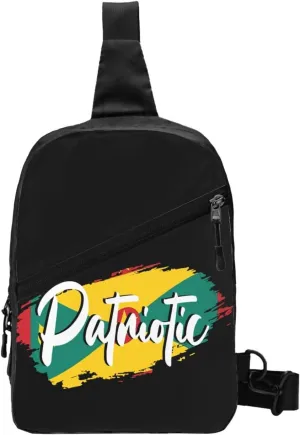 Grenada Patriotic Flag Packable Crossbody Bag Portable Sling Bags Foldable Travel Daypack Reusable Sports Shoulder Backpack Diagonally Chest Bag for Workout