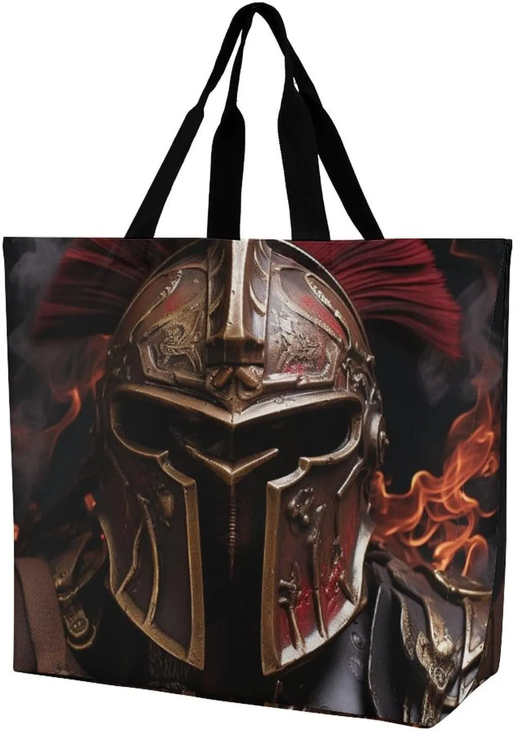Grocery Bag Reusable Tote Bag Foldable Wild Elk Shopping Bag Handbag Washable Shoulder Bag for Travel
