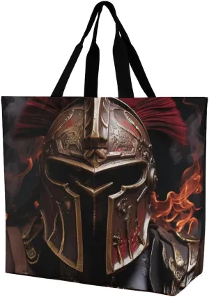 Grocery Bag Reusable Tote Bag Foldable Wild Elk Shopping Bag Handbag Washable Shoulder Bag for Travel